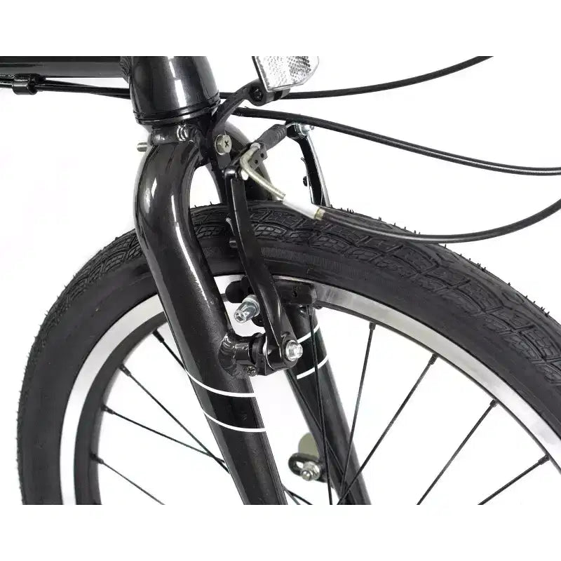 ZiZZO Urbano 8-Speed Aluminum 20 Folding Bike - Gray