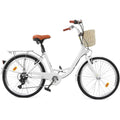 Moasis24/ 26 7-speed Cruiser Bike Adjustable Step Through Bike Commute Bike Bicycle