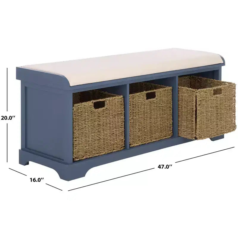 Lonan Storage Bench - AMH5733 - Safavieh Couture