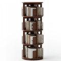 Wooden Vertical Narrow Rotating Bookcase
