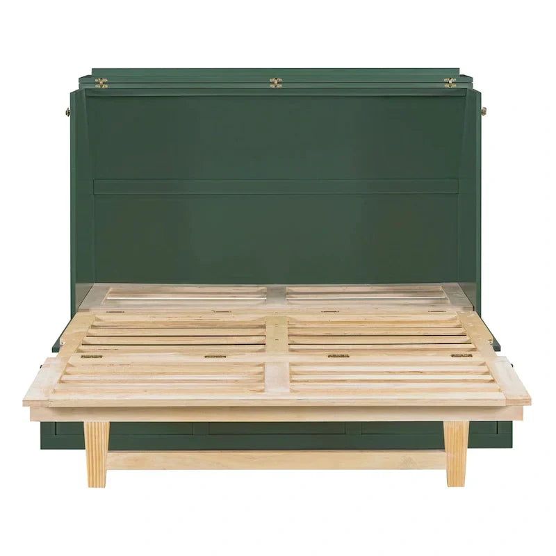 Nestfair Full Size Murphy Bed with Large Drawers