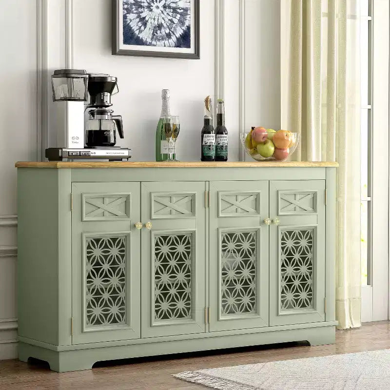 Festivo 57 Vintage Storage Accent Buffet Sideboard Cabinet