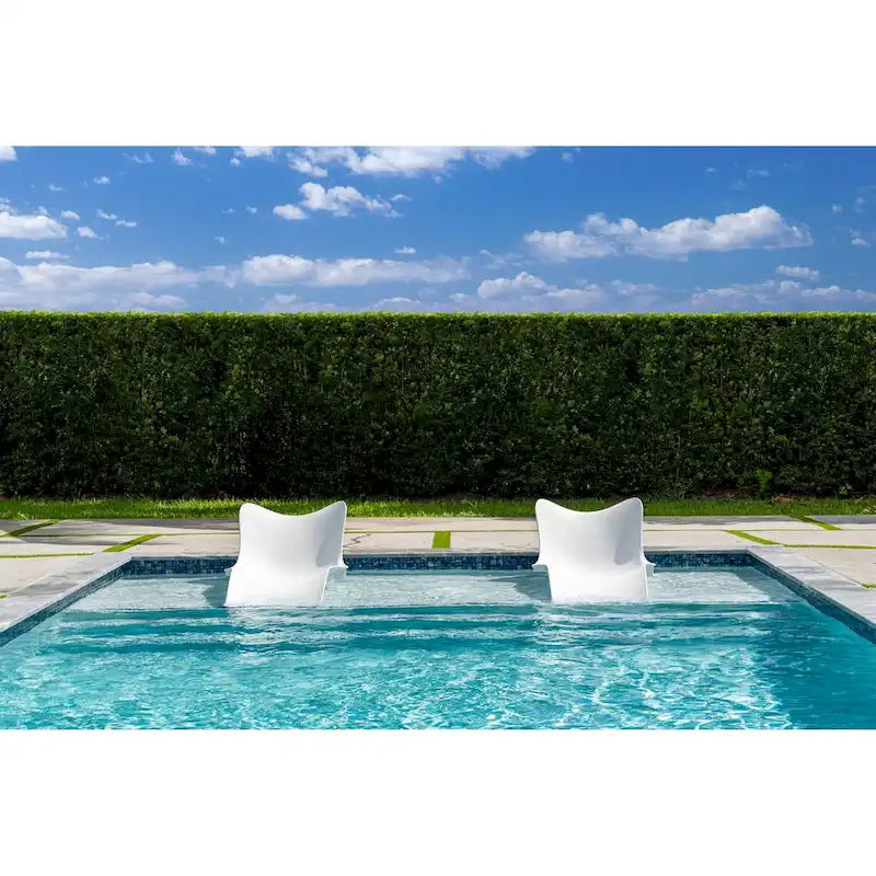 Panama Jack Set of 2 Wave In-Pool Chaise Lounger