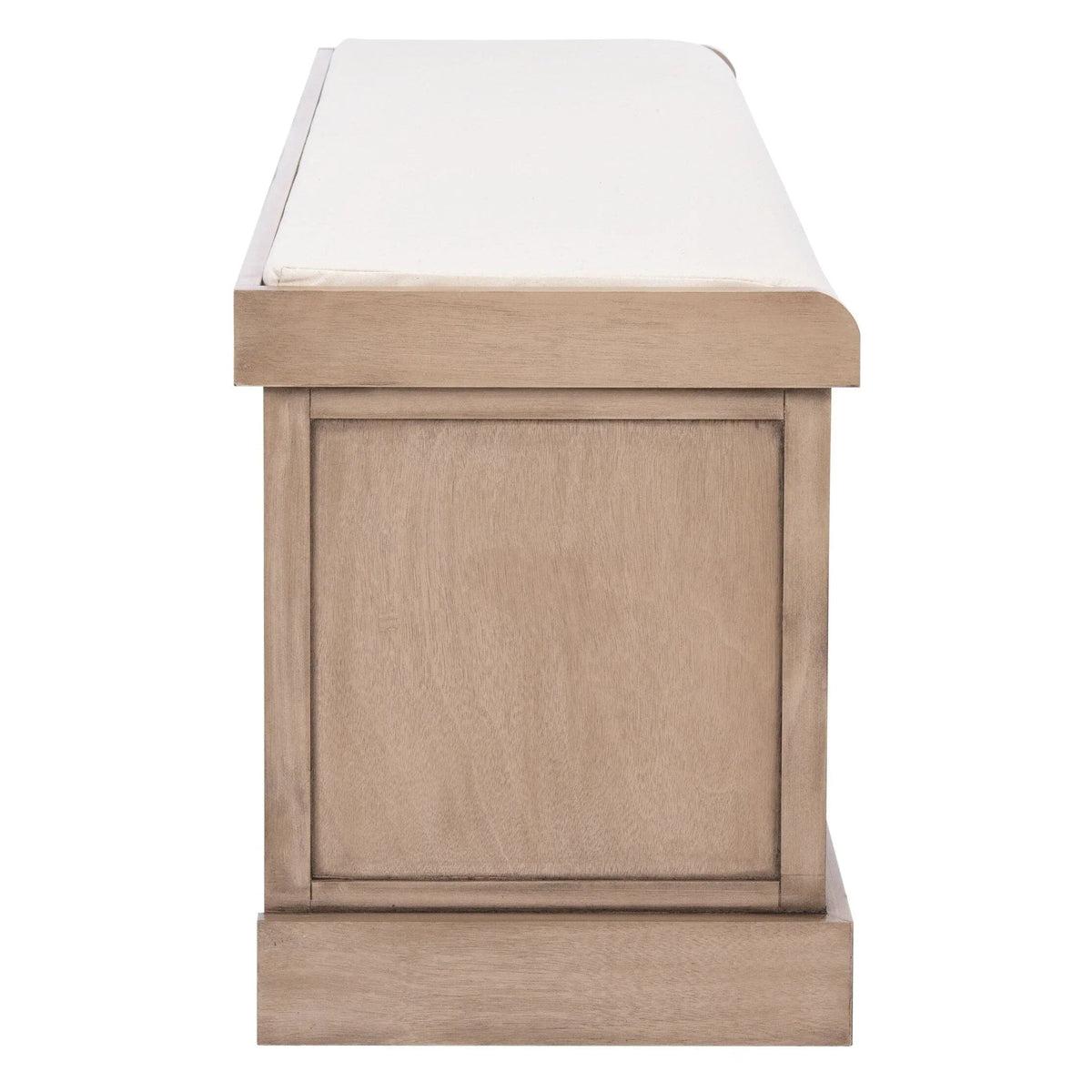 SAFAVIEH Fiorello 3-Drawer with Cushion Storage Bench - 47.3 W x 15 L x 19 H - 47Wx15Dx19H