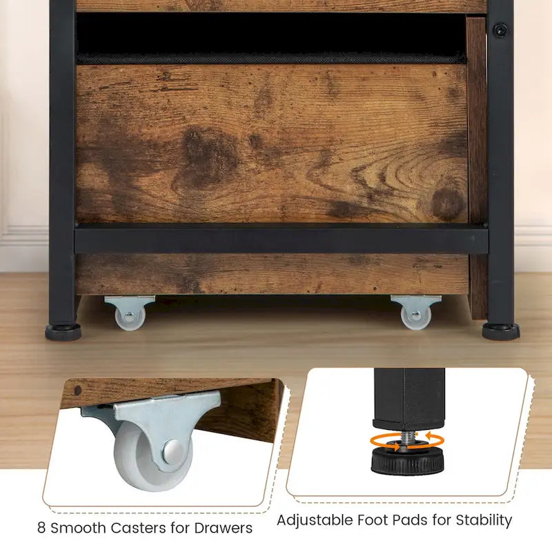 Banc de rangement ottoman en bois avec couvercle à charnière
