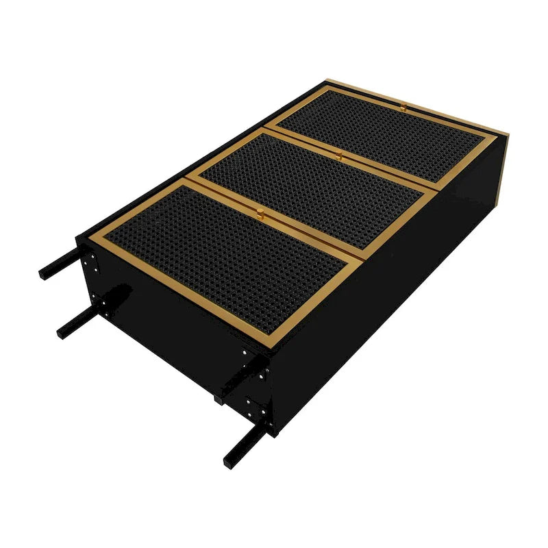 3 Metal Door Shoe Rack Freestanding Shoe Storage Cabinet