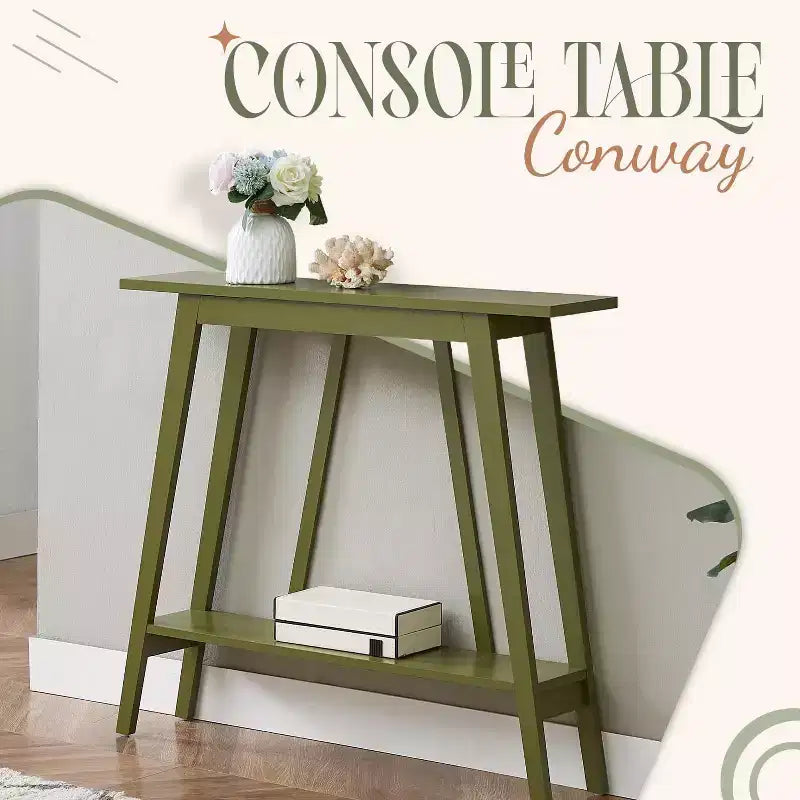 Kings Brand Furniture Console Table - Narrow Sofa Table with Storage Shelf for Hallway, Front Hall, Entryway, Living Room