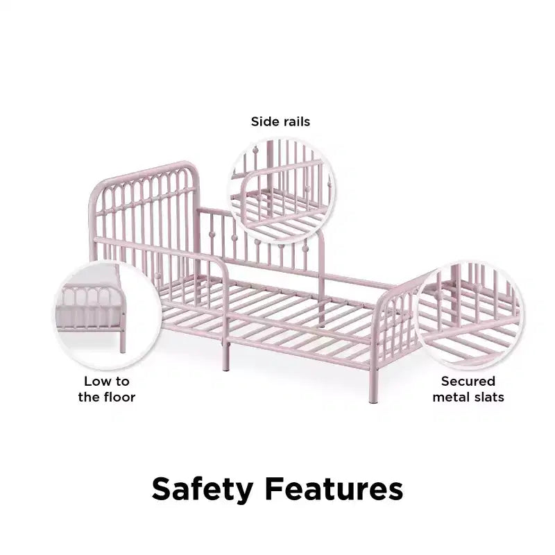 Little Seeds Monarch Hill Ivy Metal Toddler Bed