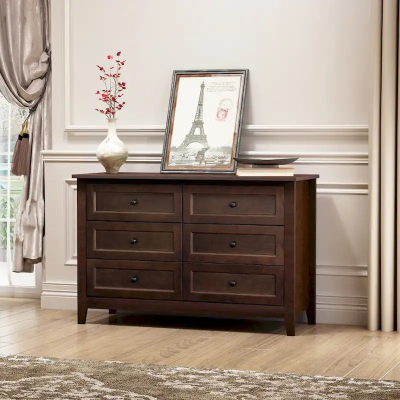 Solid Wood spray-painted drawer dresser bar,buffet tableware cabinet lockers buffet server console table lockers