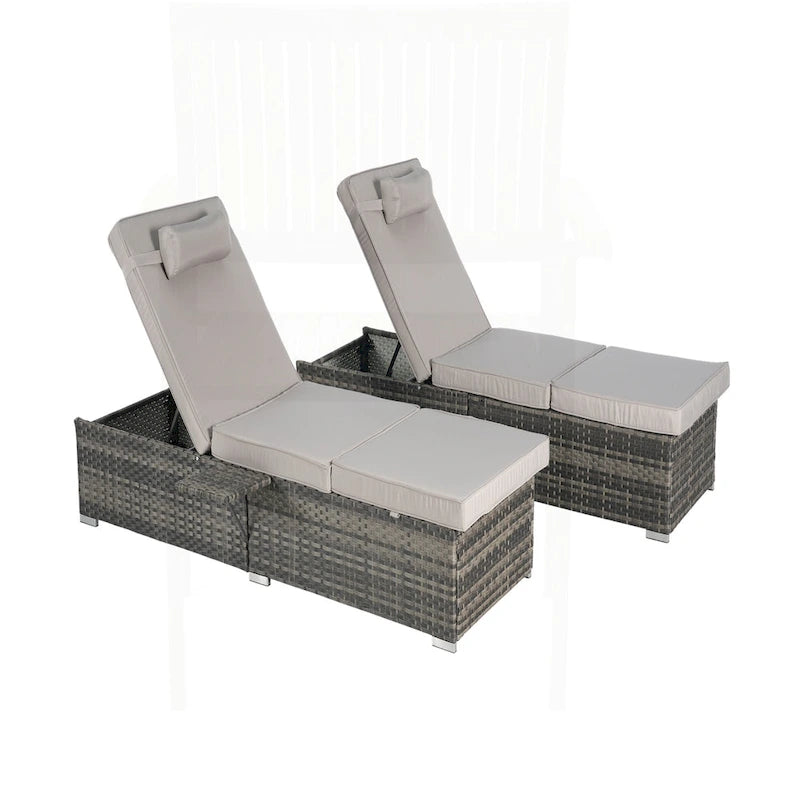 Outstanding Outdoor Chaise Lounge Chair Set for Relaxation and Leisure