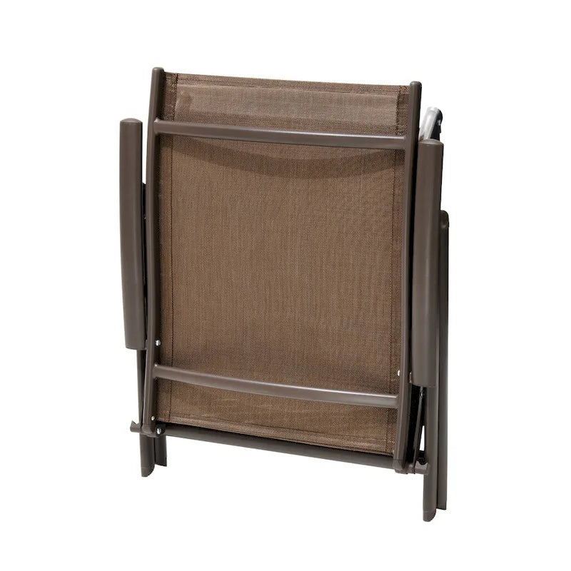 Pellebant 2PCS Adjustable Aluminum Patio Chaise Lounge Chair - N/A