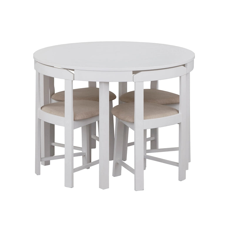 Harrisburg Tobey 5-piece Compact Round Dining Set