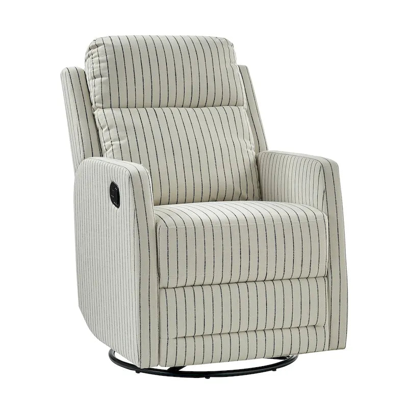 Diana Modern Polyester 360-degree Swivel Rocker Recliner by HULALA HOME