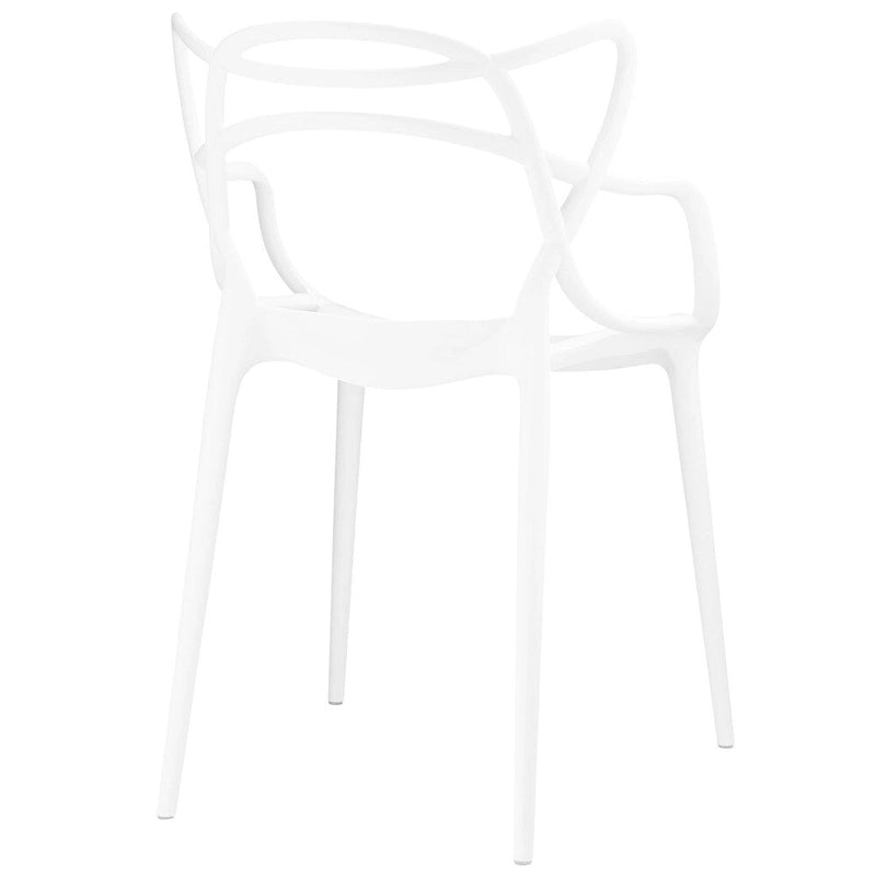 Entangled Plastic 4-piece Chair Set