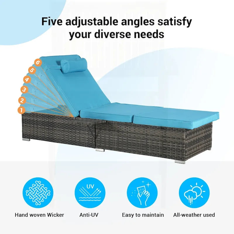 Outstanding Outdoor Chaise Lounge Chair Set for Relaxation and Leisure