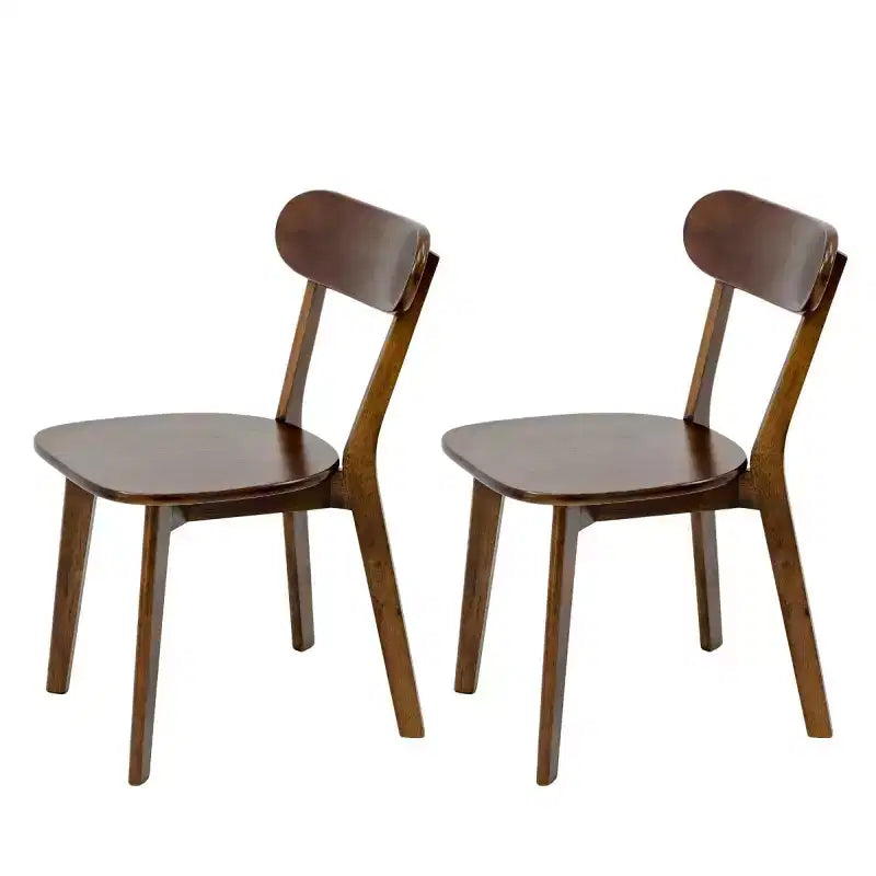 Mid Century Modern Solid Wood Dining Chairs Set of 2, Kitchen Chairs for Dining Room, Restaurant, or Living Room-Panipeachy