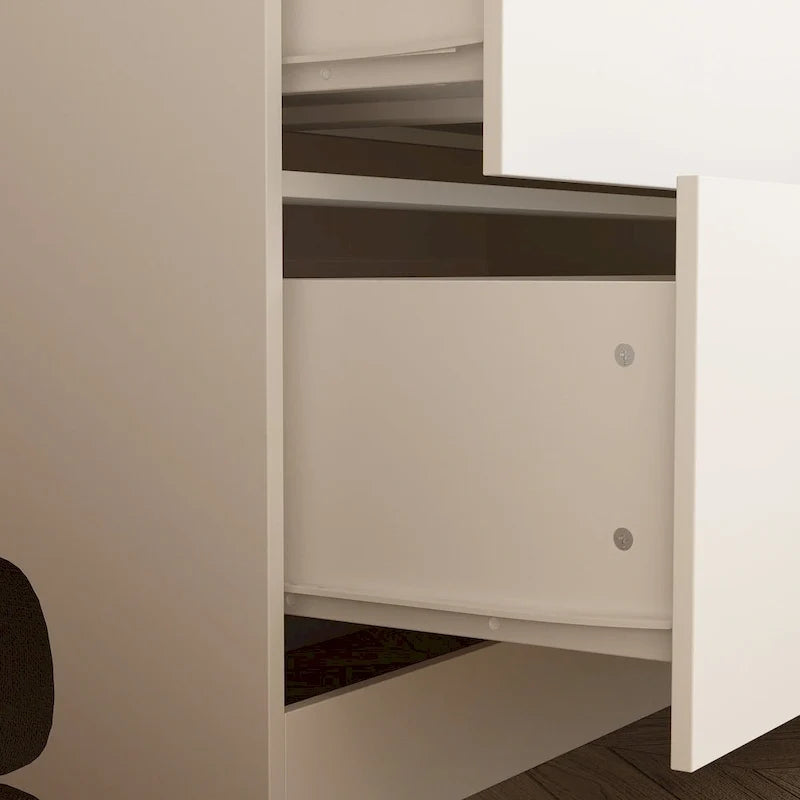 Wardrobe Clo Armoire wi/Mirror & Scalable Hanging Rod Space Saving