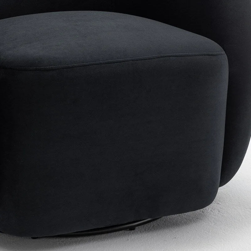 Modern Swivel Barrel Accent Chair