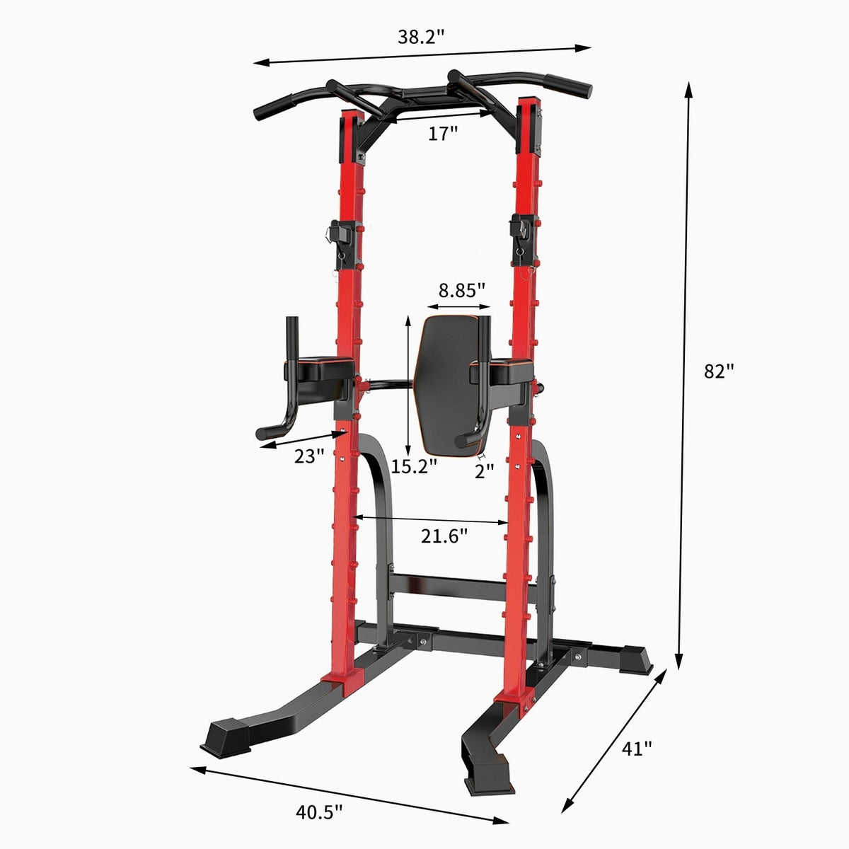 Ainfox Power Tower Multi-Function Home Strength Training Tower