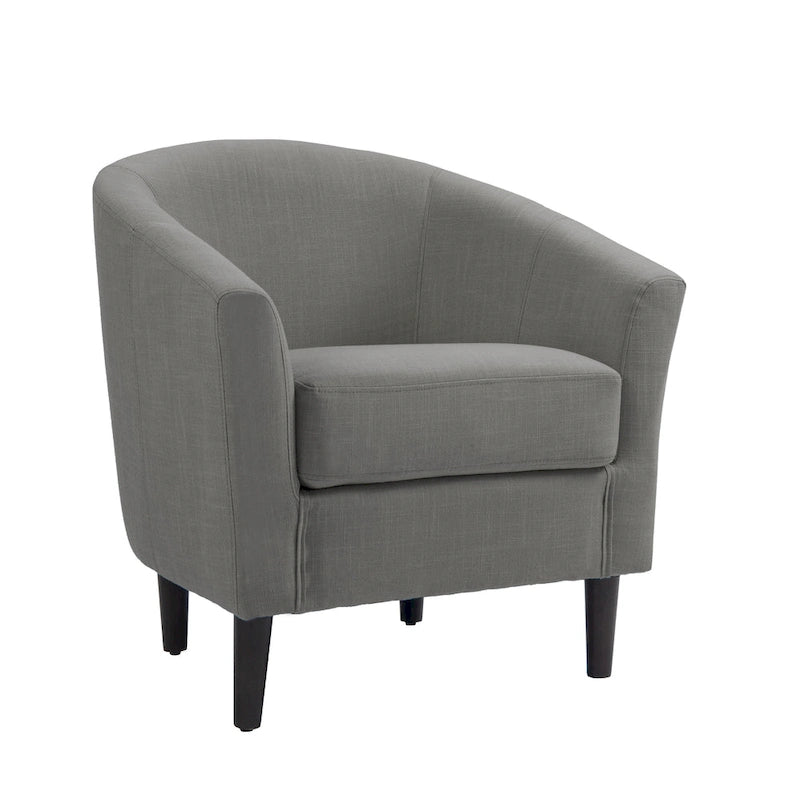 Modern Barrel Accent Chairs Cozy Armchair Club Chair