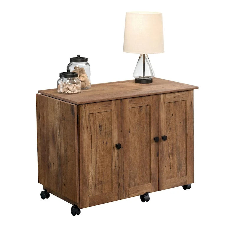 Collection Easy Rolling Sewing and Craft Table/Cart