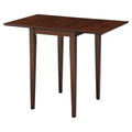 Espresso Drop Leaf Dining Table, Seats 4