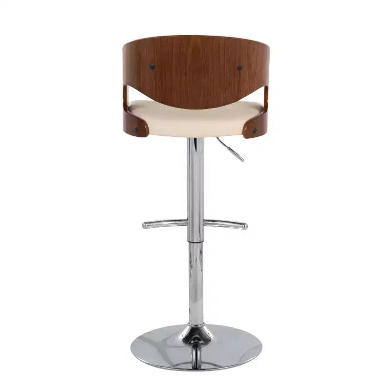 Set of 2 Pino Mid - Century Modern Adjustable Barstool with Swivel - Lumisource