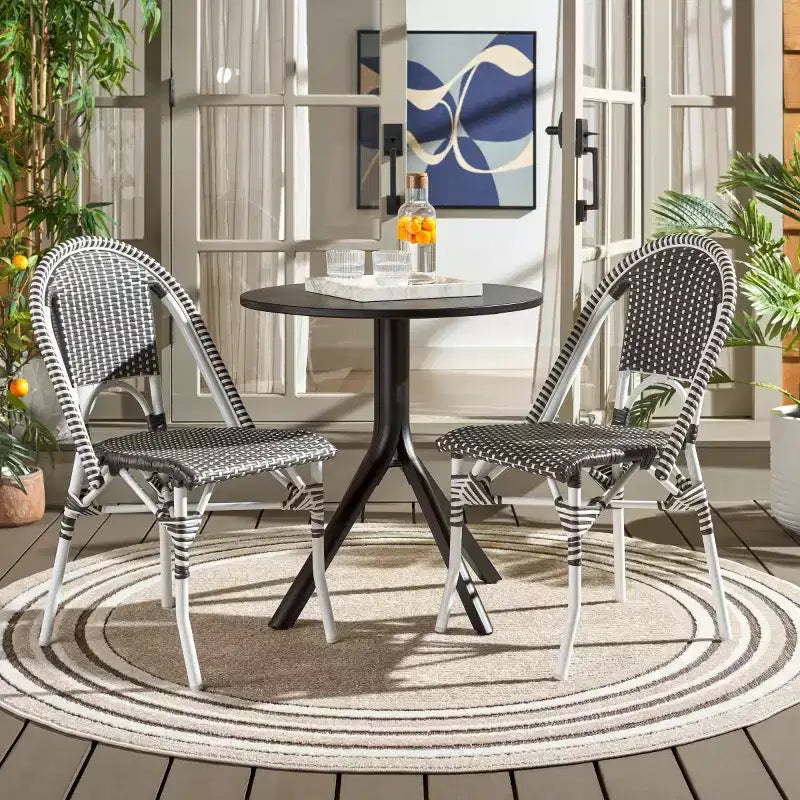 Torino Side Chair Indoor/Outdoor (Set of 2) - PAT7550 - Safavieh