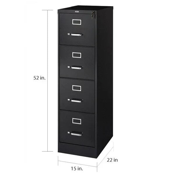 Hirsh Commercial 22D 4-drawer Letter Vertical File Cabinet