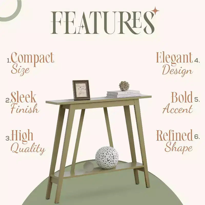 Kings Brand Furniture Console Table - Narrow Sofa Table with Storage Shelf for Hallway, Front Hall, Entryway, Living Room