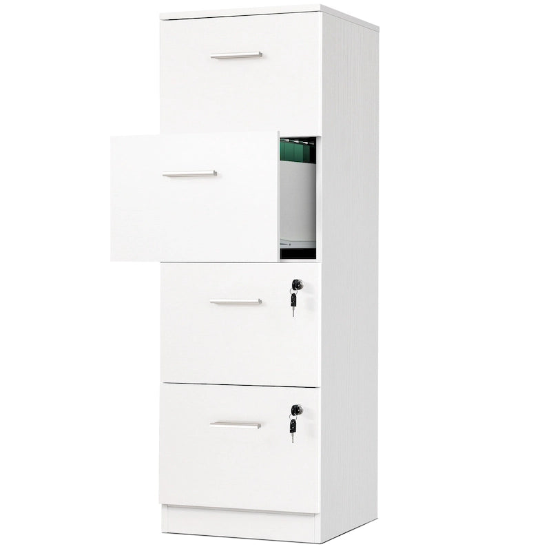 Moasis 51H 4 Drawers File Cabinet Lockable Vertical Storage Cabinet for Home Office