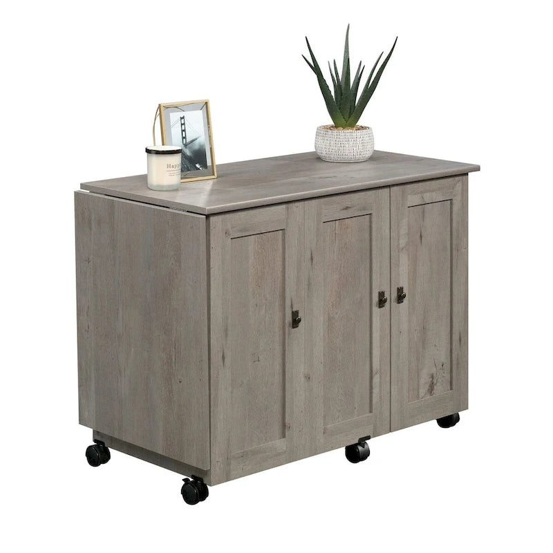 Collection Easy Rolling Sewing and Craft Table/Cart