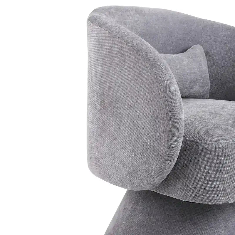 Upholstered Swivel Armchair (Set of 2)