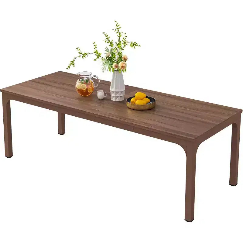 Long Kitchen Table for 6-8 People Rectangular Dining Table