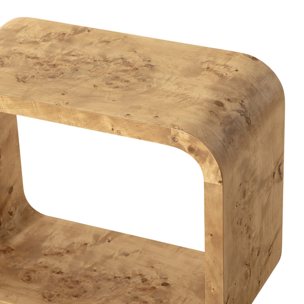 Modern Side Table with Rectangular