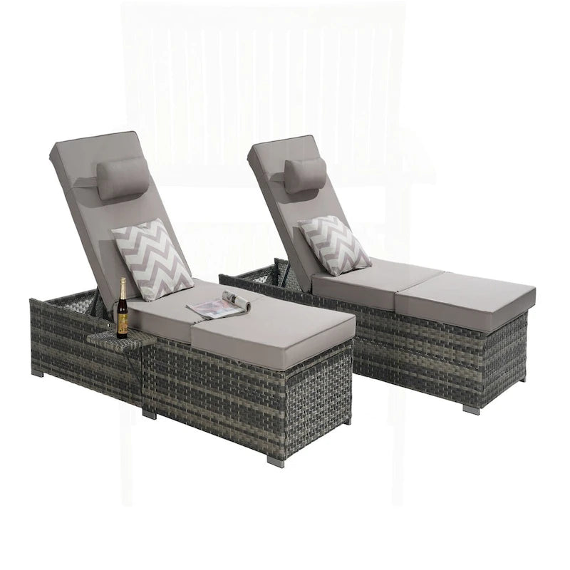 Outstanding Outdoor Chaise Lounge Chair Set for Relaxation and Leisure