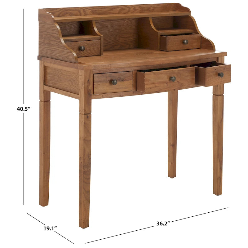 SAFAVIEH Leana 5-Drawer Work Office Writing Desk