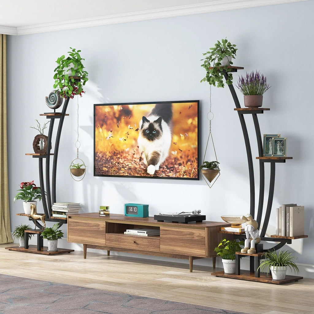 Indoor Plant Stand, 6-Tier Flower Rack for Home Garden- Set of 2