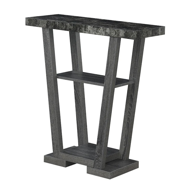 Convenience Concepts Newport V Console Table with Shelves