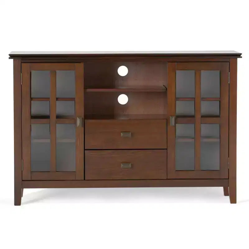 Stratford Solid Wood Tall TV Stand for TVs up to 55 - WyndenHall