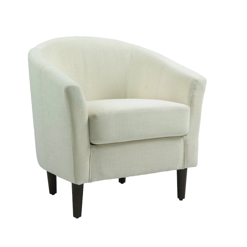 Modern Barrel Accent Chairs Cozy Armchair Club Chair