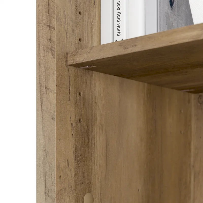 Salinas Tall 5-shelf Bookcase (Set of 2) by Bush Furniture