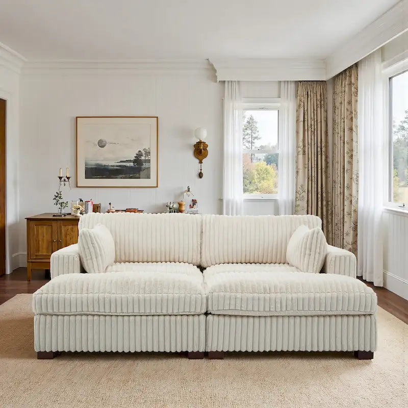 Modular Sectional Fabric Sofa for Living Room & Bedroom