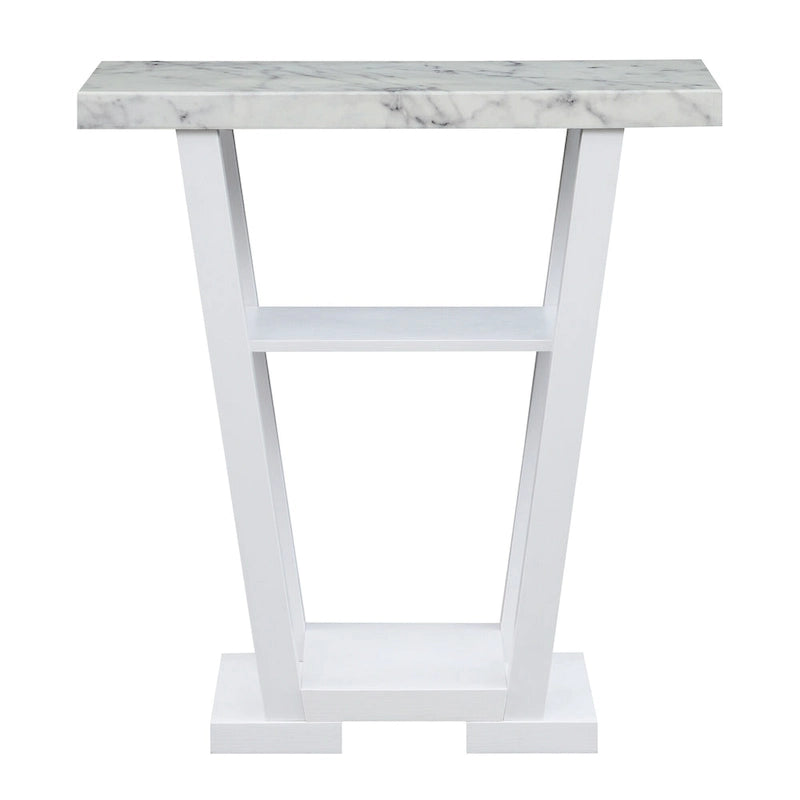 Convenience Concepts Newport V Console Table with Shelves