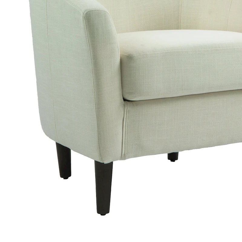 Modern Barrel Accent Chairs Cozy Armchair Club Chair