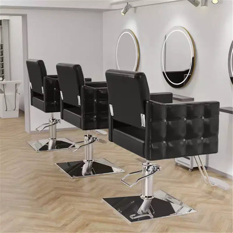 Karl Home Pink Heavy Duty Hydraulic Hair Stylist Salon Chair wiht Diamond Accents
