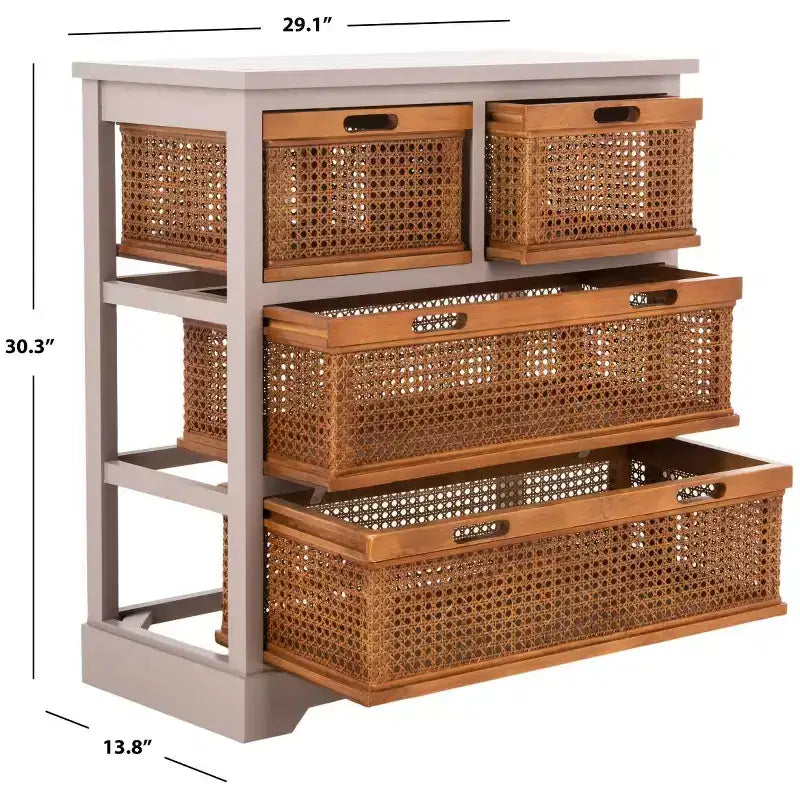 Jackson 4 Drawer Unit - AMH6504 - Safavieh Couture