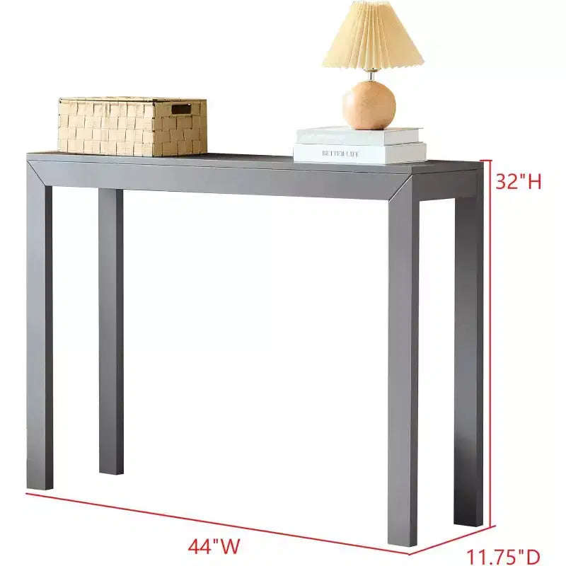 Kings Brand Furniture Russel Console Table - Modern Entryway Sofa Table, Behind The Couch, Hallway, Living Room
