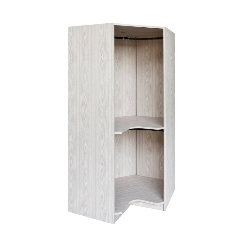 Polygon Corner Wardrobe with 2-Doors