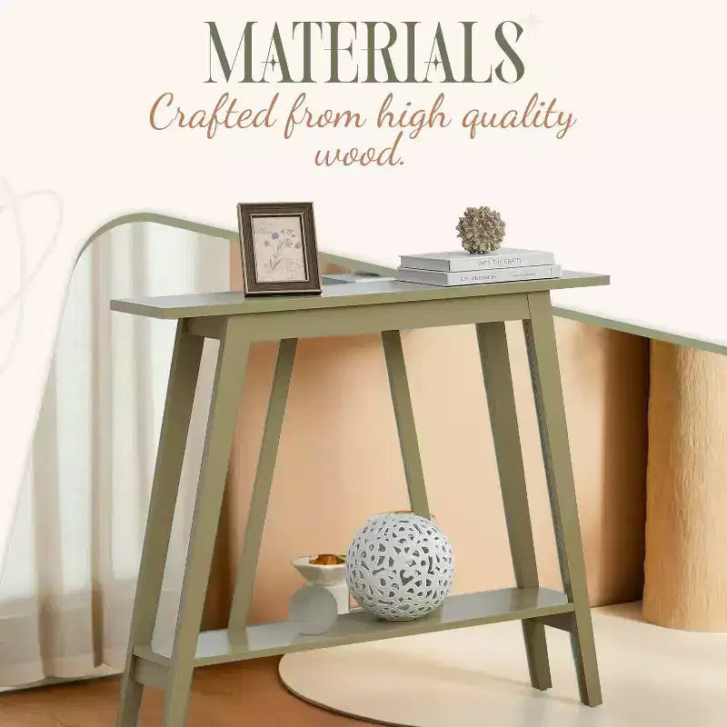 Kings Brand Furniture Console Table - Narrow Sofa Table with Storage Shelf for Hallway, Front Hall, Entryway, Living Room